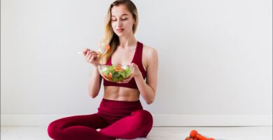 imagen de que cuida su alimentación antes y después de entrenar